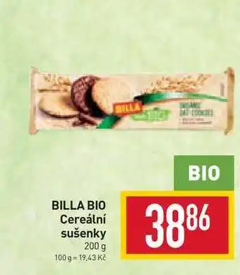 Billa Billa bio cereální sušenky 200 g nabídka