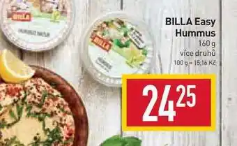 Billa Billa easy hummus 160 g nabídka