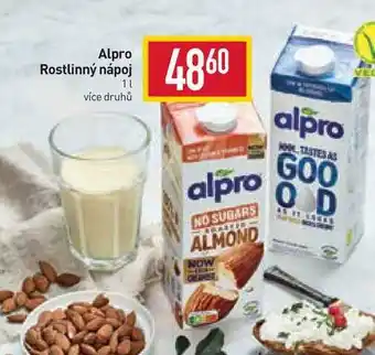 Billa Alpro rostlinný nápoj 1l nabídka