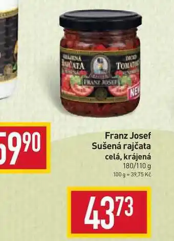 Billa Franz josef sušená rajčata celá, krájená 180/110 g nabídka