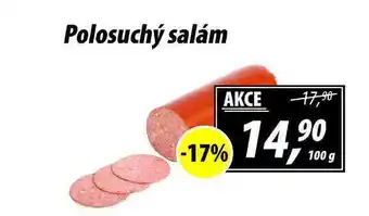 ZEMAN Polosuchý salám, 100 g nabídka
