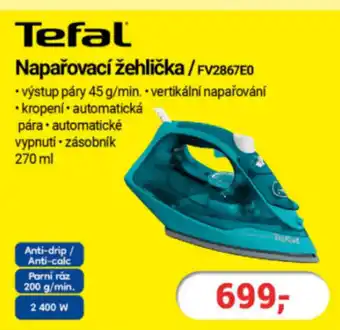 Tefal Napařovací žehlička/FV2867E0