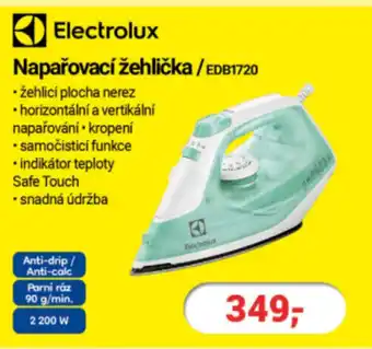 Planeo Elektro Electrolux Napařovací žehlička/EDB1720 nabídka