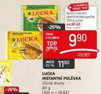 Flop Lucka instantní polévka různé druhy 60 g nabídka