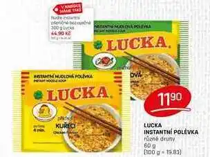 Flop Lucka instantní polévka různé druhy 60 g nabídka