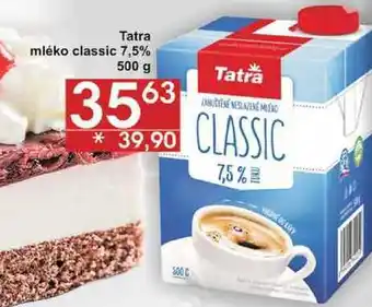 Jip Tatra mléko classic 7,5%, 500 g nabídka