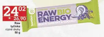 Jip Raw tyčinka různé druhy, 50 g nabídka