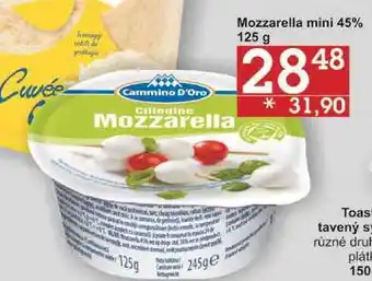 Jip Mozzarella mini 45%, 125 g nabídka