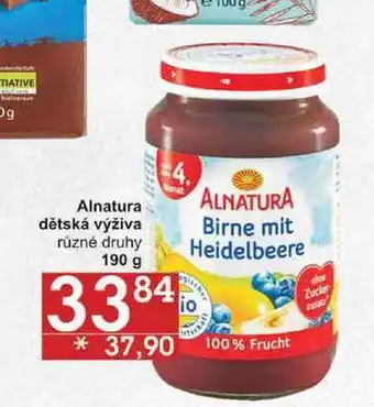 Jip Alnatura dětská výživa různé druhy, 190 g nabídka