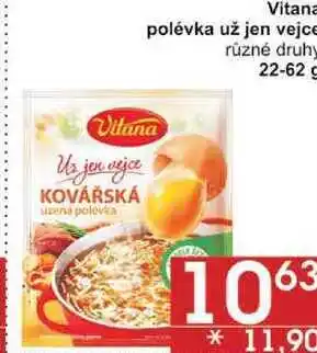 Jip Vitana polévka už jen vejce různé druhy, 22-62 g nabídka