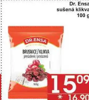 Jip Dr. ensa sušená klikva, 100 g nabídka