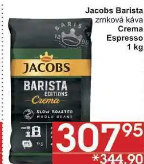 Jip Jacobs barista zrnková káva crema, 1 kg nabídka