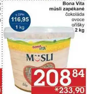 Jip Bona vita müsli zapékané čokoláda, 2 kg nabídka