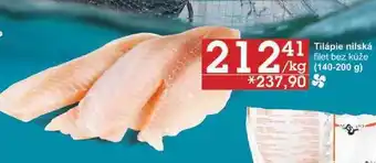 Jip Tilápie nilská filet bez kůže, 1 kg nabídka