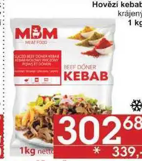 Jip Hovězí kebab krájený, 1 kg nabídka