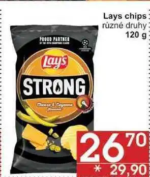 Jip Lays chips různé druhy, 120 g nabídka