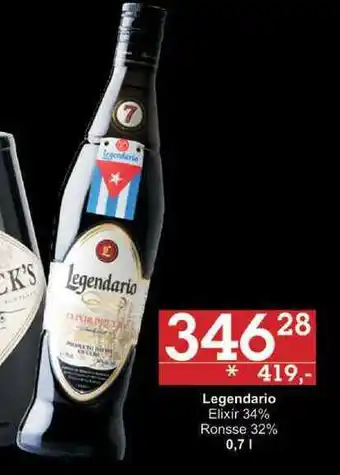 Jip Legendario elixir 34%, 0,7 l nabídka