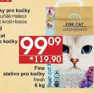 Jip Fine stelivo pro kočky fresh, 6 kg nabídka