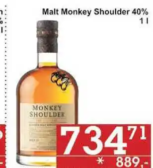 Jip Malt monkey shoulder 40%, 1 l nabídka