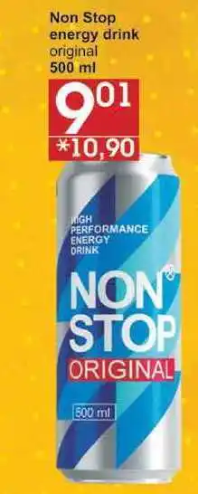 Jip Non stop energy drink original, 500 ml nabídka