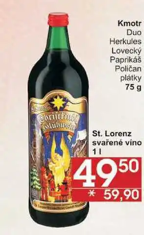 Jip St. lorenz svařené vino, 1 l nabídka