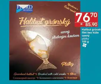 Jip Halibut grónský filet bez kůže uzený, 100 g nabídka