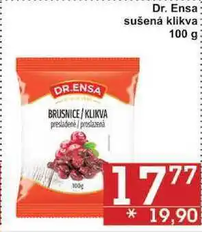 Jip Dr. ensa sušená klikva, 100 g nabídka