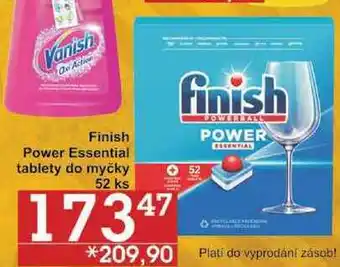 Jip Finish power essential tablety do myčky, 52 ks nabídka