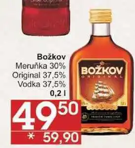 Jip Božkov meruňka 30%, 0,2 l nabídka