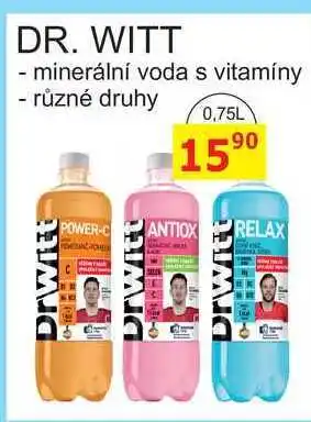 BENE Nápoje Dr. witt minerální voda s vitamíny, 0,75 l nabídka