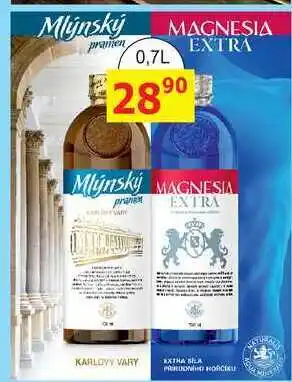BENE Nápoje Magnesia extra, 0,7 l nabídka