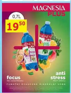 BENE Nápoje Magnesia plus, 0,7 l nabídka