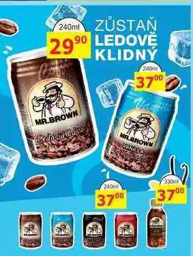 BENE Nápoje Mr.brown, 240 ml nabídka