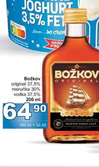 Jip Božkov original 37,5% 200ml nabídka