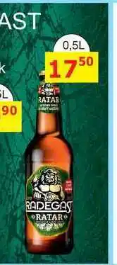 BENE Nápoje Radegast ratar světlý ležák, 0,5 l nabídka