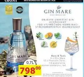 BENE Nápoje Gin mare, 0,7 l nabídka