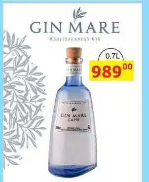 BENE Nápoje Gin mare, 0,7 l nabídka
