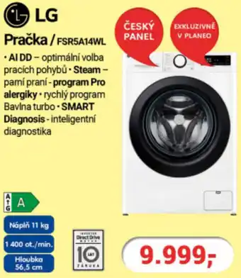 Planeo Elektro LG Pračka/FSR5A14WL nabídka