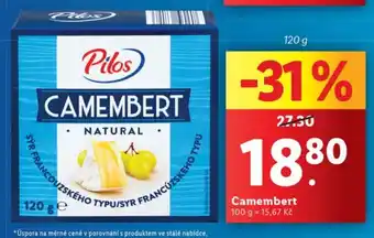 Lidl Camembert nabídka