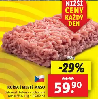 Lidl KUŘECÍ MLETÉ MASO nabídka