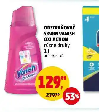 Penny Market Vanish oxi action odstraňovač skvrn nabídka