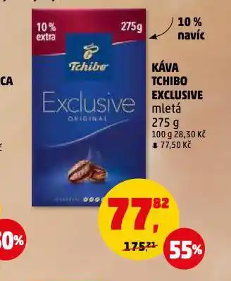 Penny Market Káva tchibo exclusive mletá káva nabídka