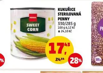 Penny Market Kukuřice sterilovaná penny nabídka