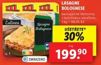 Lidl LASAGNE BOLOGNESE nabídka