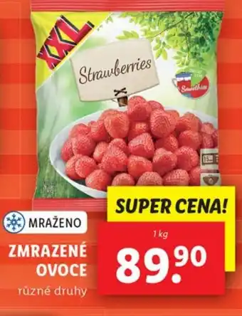 Lidl ZMRAZENÉ OVOCE nabídka