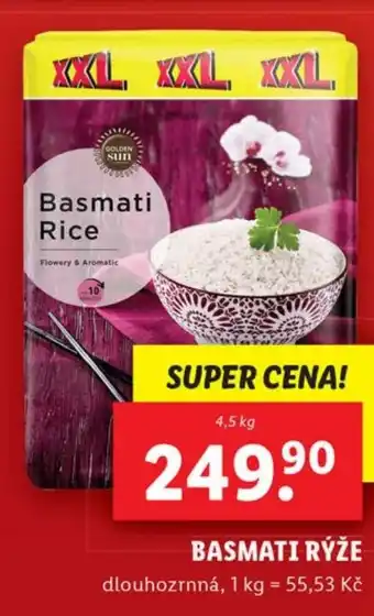 Lidl BASMATI RÝŽE nabídka