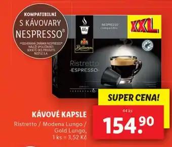 Lidl KÁVOVÉ KAPSLE nabídka