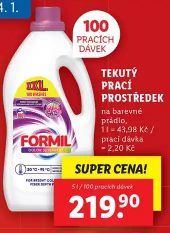 Lidl TEKUTÝ PRACÍ PROSTŘEDEK nabídka