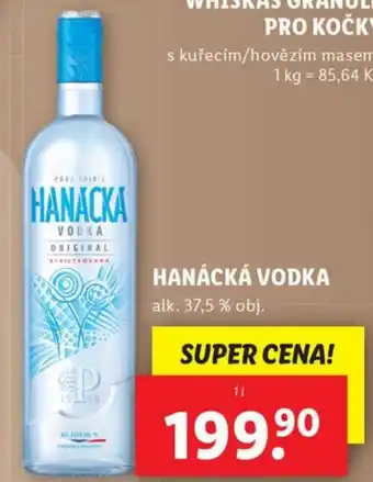 Lidl HANÁCKÁ VODKA nabídka