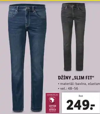 Lidl DŽÍNY „SLIM FIT" nabídka